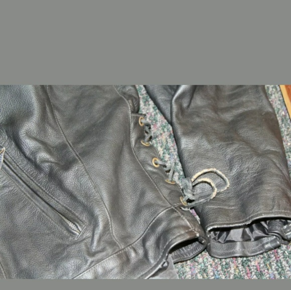 Men's Biker Leather jacket - Picture 2 of 8
